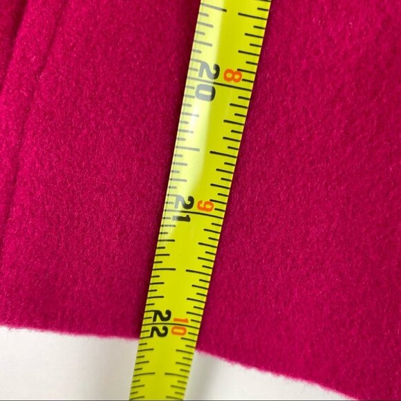 Manelli Melton Cloth Felt Pink Pea Coat size 12 - Picture 9 of 14